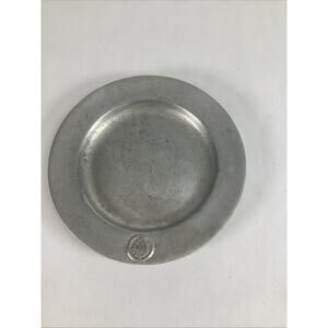 Vintage Wilton Pewter Plate - 7.75”D